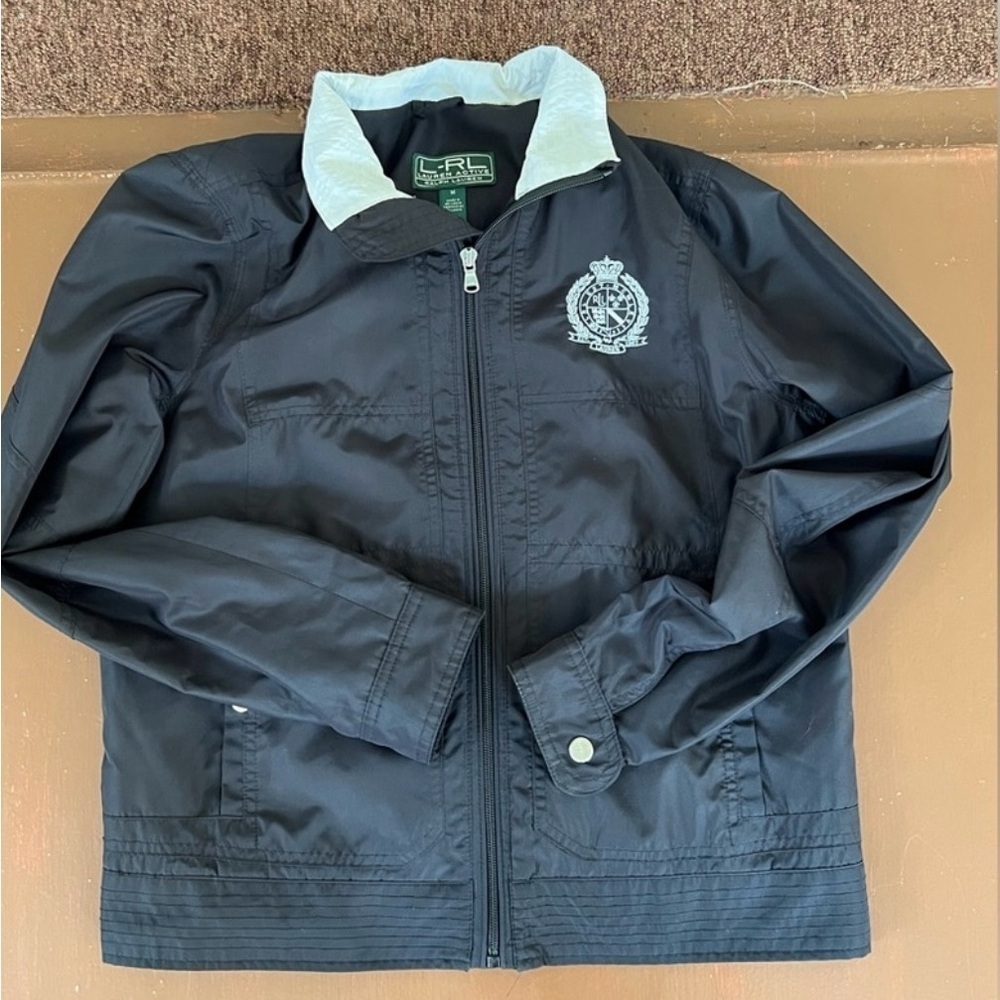 Ralph Lauren active lightweight black windbreaker. Women’s Medium